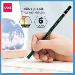 Bút chì cao cấp nét đậm không gãy 6B Deli-6848