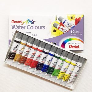 Màu nước 12 màu Nhật Pentel WFRS-12 (Tuýp 5ml)